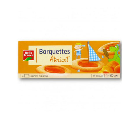 Barquettes Abricot. Belle France. 120g