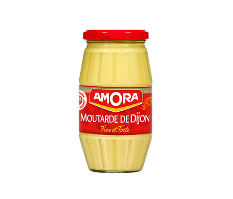 Moutarde fine et forte de dijon. AMORA. 440g