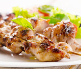 4 Brochettes de poulet désossé garnis +boisson offerte