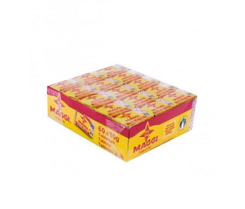 Cube Maggi Jaune/Rouge. Tablette 60X10g