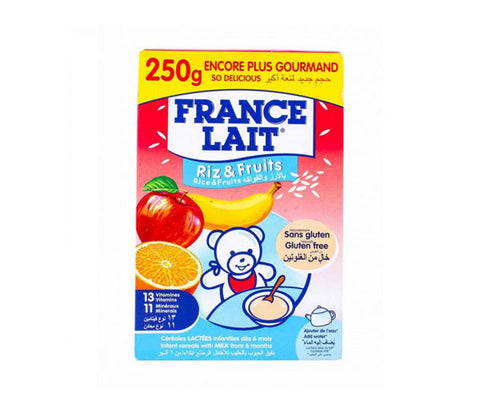 France Lait. Riz & Fruits. 250g
