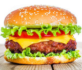 Hamburger viande. +boisson offerte