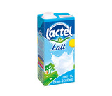 Lactel lait. Demi-écrémé. 1L