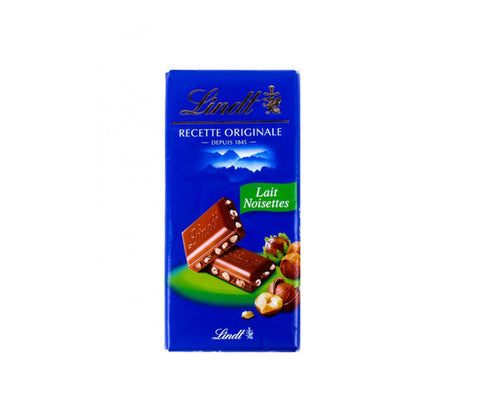 Lindt lait noisettes