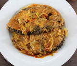 Poisson tchilondo sauté aux champignons. +boisson offerte
