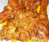 Poulet à la moambe aux épinards. +boisson offerte
