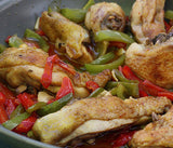 Poulet basquaise.