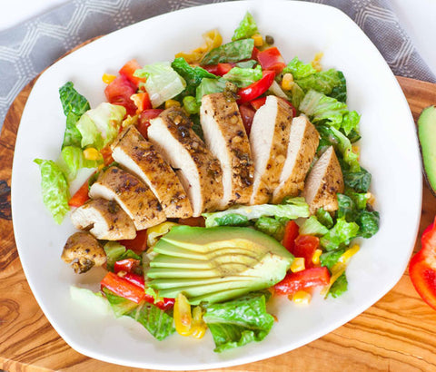 Salade césar au poulet.+boisson offerte