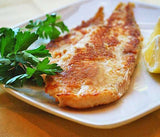 Poisson sole frit, crudités. boisson +dessert offerts