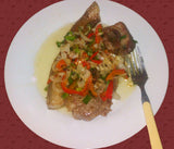Steak de porc frais. + boisson offerte